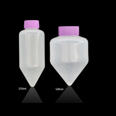 500 ml Κεντρίφουγα σωλήνες για υψηλής ταχύτητας κεντρίφουγα μηχανή ταξινόμηση Κωνικό σωλήνα