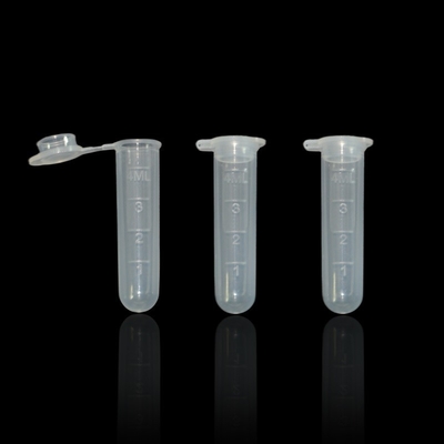 Τύπος συλλογής αίματος υψηλής ταχύτητας 5 ml PP δοκιμαστικός σωλήνας με στρογγυλό κάτω μέρος και κάλυμμα Max RCF 50000xg