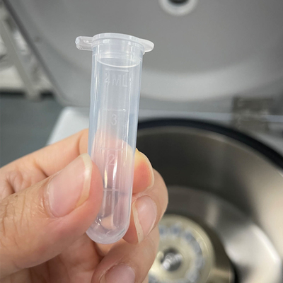 Τύπος συλλογής αίματος υψηλής ταχύτητας 5 ml PP δοκιμαστικός σωλήνας με στρογγυλό κάτω μέρος και κάλυμμα Max RCF 50000xg