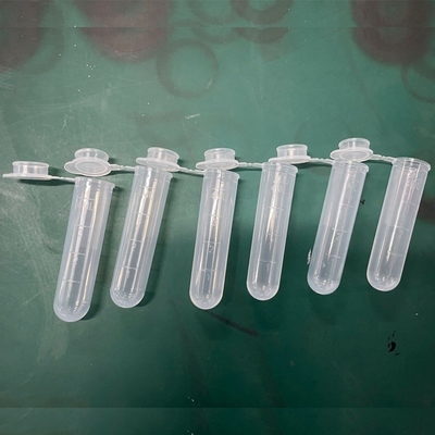 Τύπος συλλογής αίματος υψηλής ταχύτητας 5 ml PP δοκιμαστικός σωλήνας με στρογγυλό κάτω μέρος και κάλυμμα Max RCF 50000xg