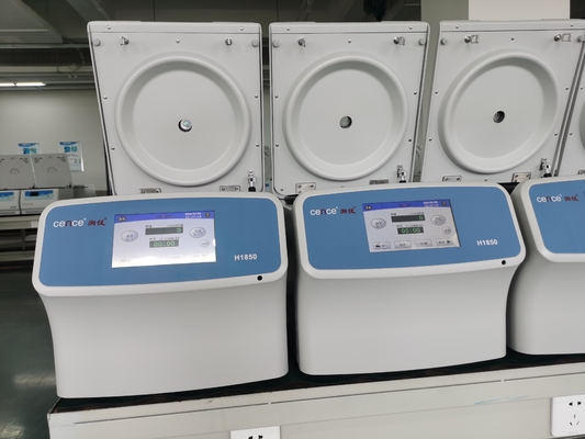 Cence H1850 Centrifuge υψηλής ταχύτητας 18500rpm 23797xg ιατρικό εργαστήριο μηχανή