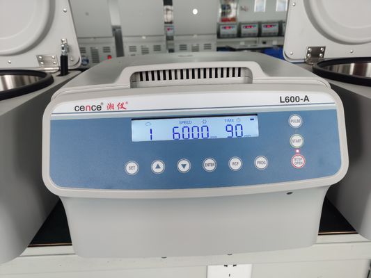 Cence L600-A χαμηλής ταχύτητας φυγοκεντρική 6000rpm 5120xg για τον διαχωρισμό του αίματος