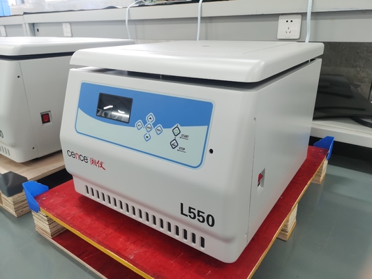 Φυγοκεντρικός L550 Χαμηλής Ταχύτητας 5500 σ.α.λ. Χωρητικότητα 4x500ml για Διαχωρισμό Αίματος